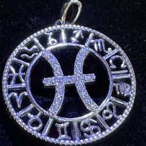 New Silver Zodiac Pendant